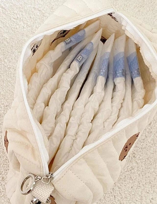 Teddy Grab & Go Bag Personalised - Cozy Crew Club