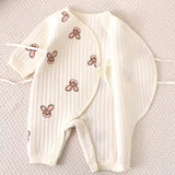 The Bunny Boucle Wrap Baby Grow Romper