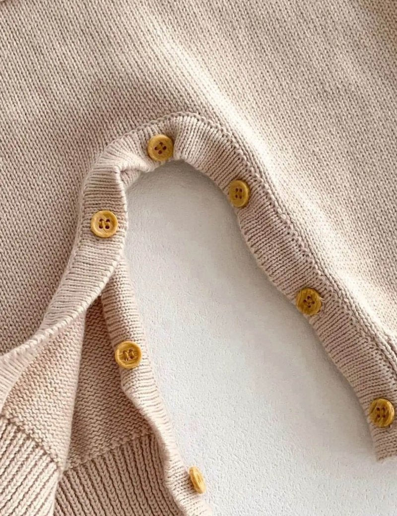 Waffle Bear One Piece Playsuit - Cozy Crew Club
