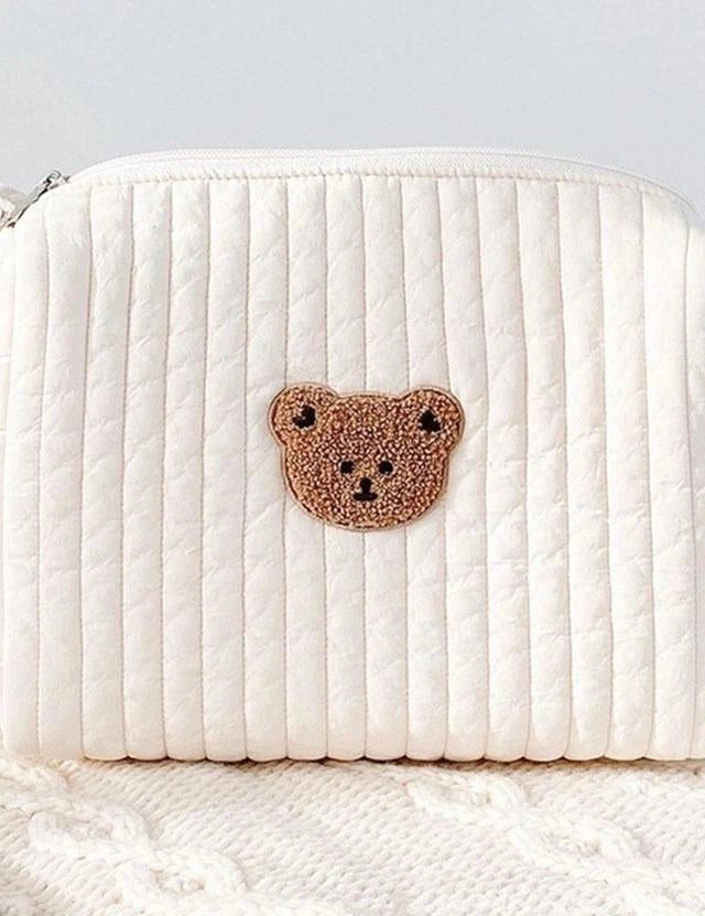 Teddy Grab & Go Bag Personalised - Cozy Crew Club