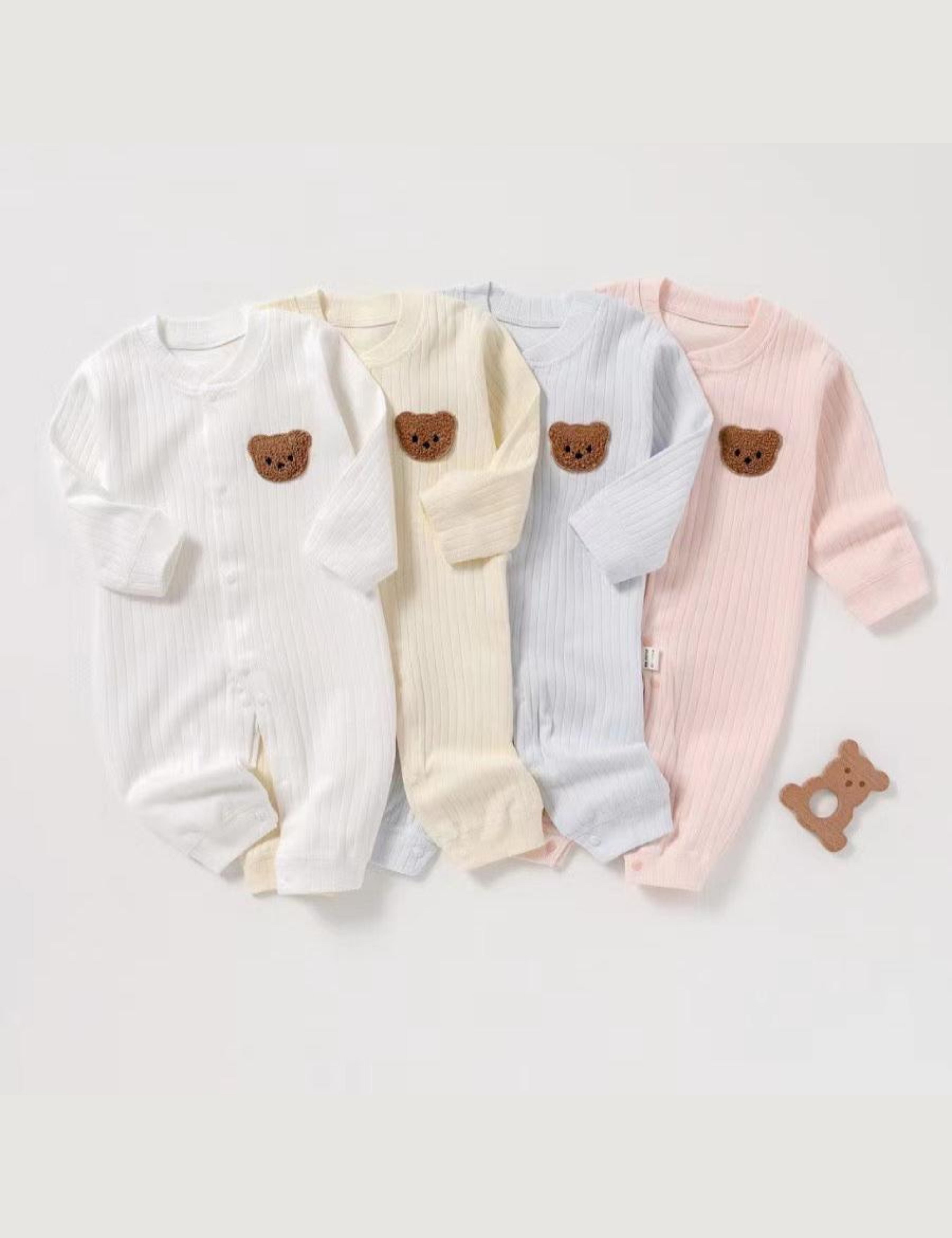 Bear Romper Ribbed Cozy Crew Club Rompers mora-uk.myshopify.com bear-romper-ribbed 10off, 20off, allproducts, Baby, beach, bear, bear collection, beautifulbambino, BFCM-20, BFCM-25, BFCM20, China, CHRISTMAS20, clothing, daywear, embroidery, LINECARD, new in, nonpersonalised, PADDY10, set, shorts, summer, summersale24, tshirt, waffle, WINTER20, zero