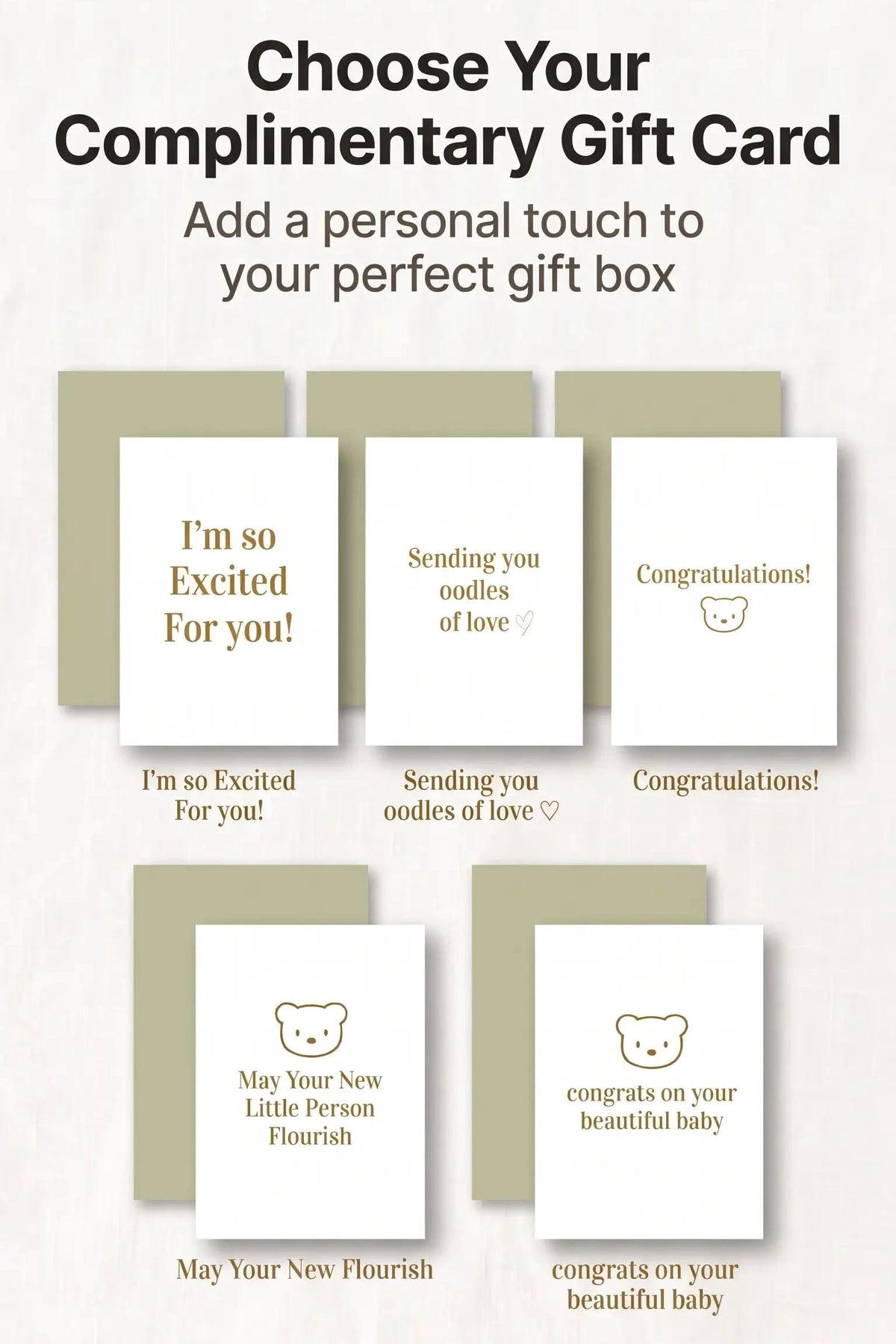 The Cozy Boucle Baby Bear Personalised Gift Box