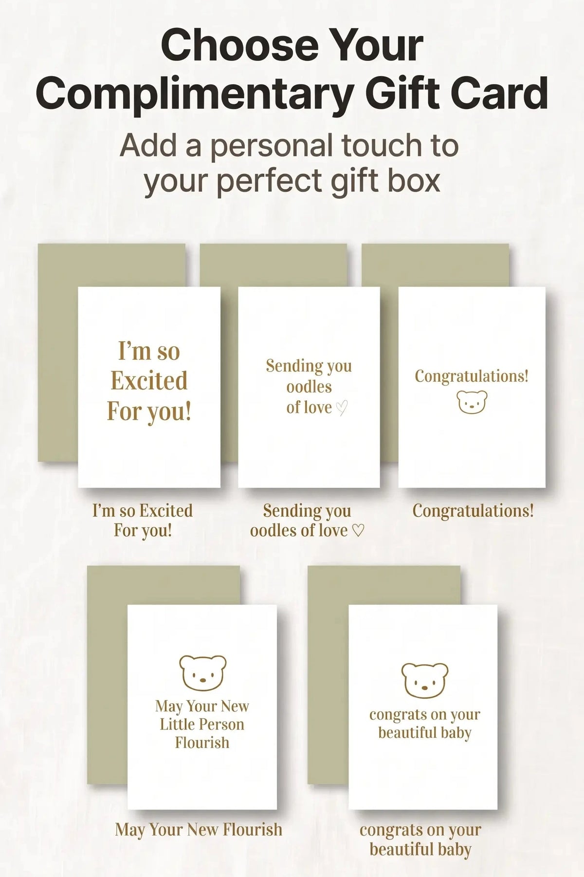The Cozy Blue Boucle Baby Bear & Charming Bear Personalised Gift Box