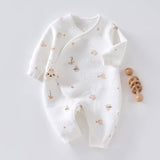 The Snuggle Bun Boucle Wrap Baby Grow Romper