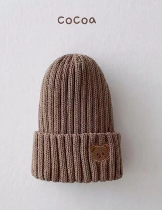 Knitted Bear Beanie Hats