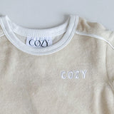 Adult COZY Terry Towel Tee - Sand