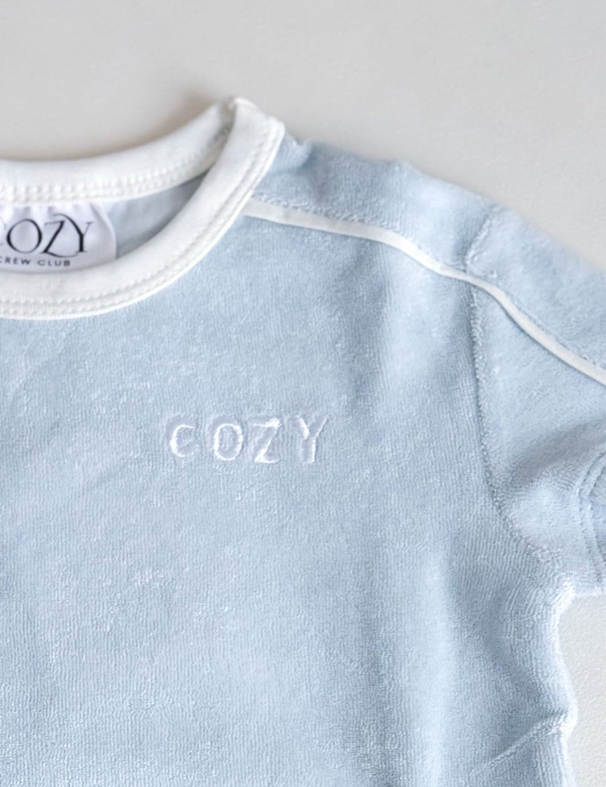 Adult COZY Terry Towel Tee - Blue Cozy Crew Club T-Shirts mora-uk.myshopify.com adult-cozy-terry-towel-tee-blue 5POUND, adult, All Products, BFCM20, CHRISTMAS20, easter50, extradiscount, nonpersonalised, PADDY33, resort club collection, SSSALE2550, TOPS, ultracozy, wholesale, wholesale-int, WINTER80