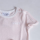 Mini COZY Terry Towelling Tee - Pink
