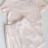 Mini COZY Terry Towelling Tee - Pink