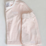 Mini COZY Terry Towelling Tee - Pink