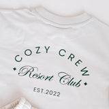 Adult Cozy Crew Resort Club Tee - Ash Grey