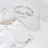Mini Cozy Crew Resort Club Tee - Ash Grey