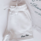 Mini Cozy Crew Resort Club Shorts - Ash Grey