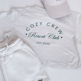 Mini Cozy Crew Resort Club Shorts - Ash Grey
