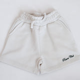 Mini Cozy Crew Resort Club Shorts - Ash Grey