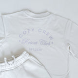 Mini Cozy Crew Resort Club Tee - Snow White