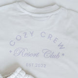 Adult Cozy Crew Resort Club Tee - Snow White