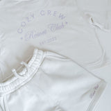 Mini Cozy Crew Resort Club Shorts - Snow White