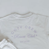 Adult Cozy Crew Resort Club Tee - Snow White