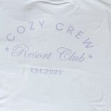 Mini Cozy Crew Resort Club Tee - Snow White