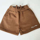 Mini Cozy Crew Resort Club Shorts - Toffee