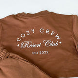 Mini Cozy Crew Resort Club Tee - Toffee