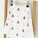 Bear Bamboo Two-Piece Set Long Sleeve Pyjamas