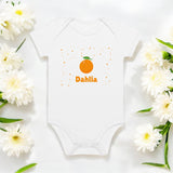 Orange Personalised Bodysuit