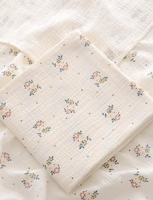 In Bloom Muslin Blanket Swaddle - Cozy Crew Club
