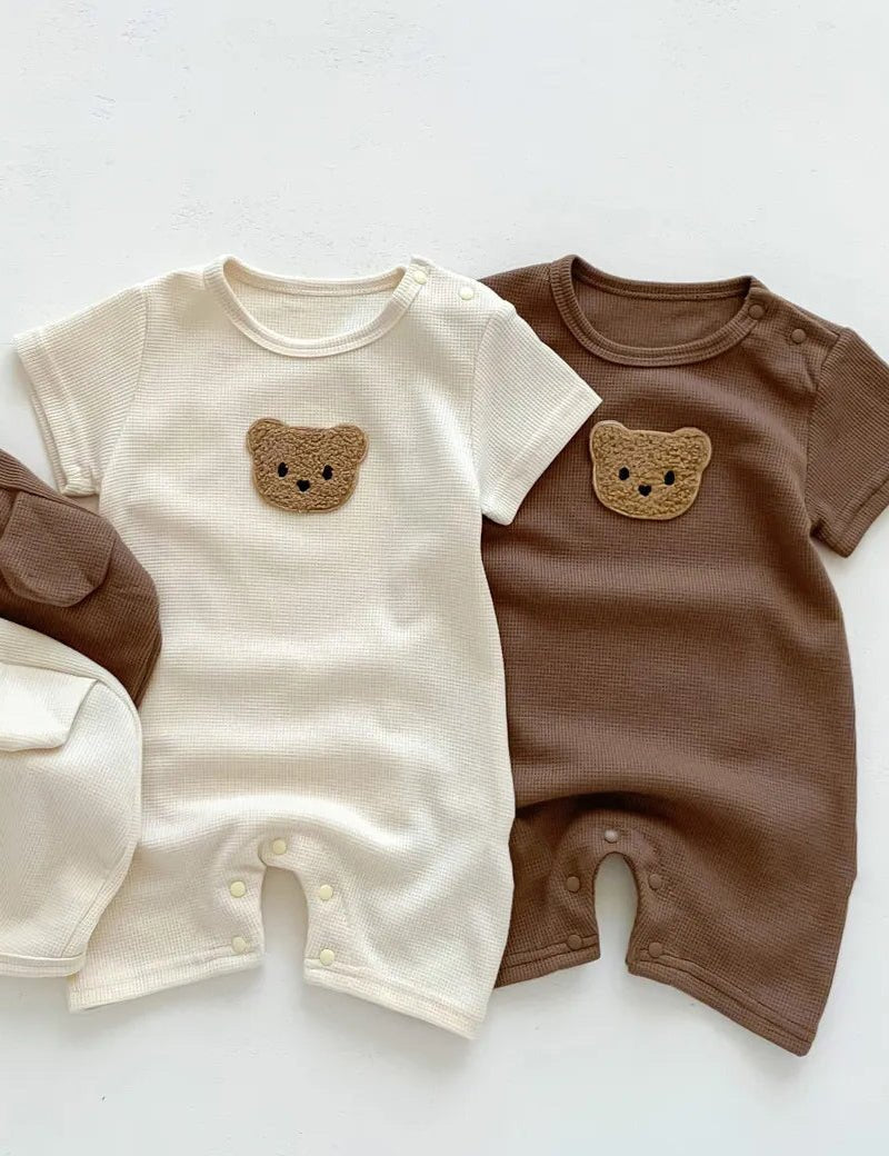 Cool Summer Bear & Bonnet Hat Set - Cozy Crew Club