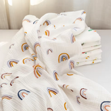 Das Regenbogen-Musselin-Wickeltuch