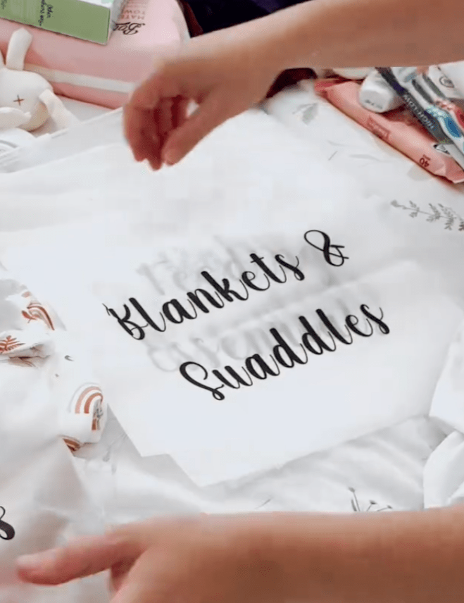Maternity Bag Organizers x14 | Zip Lock Reusable Bags Set | Baby Shower Essentials - Cozy Crew Club