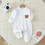 Bear Romper Ribbed