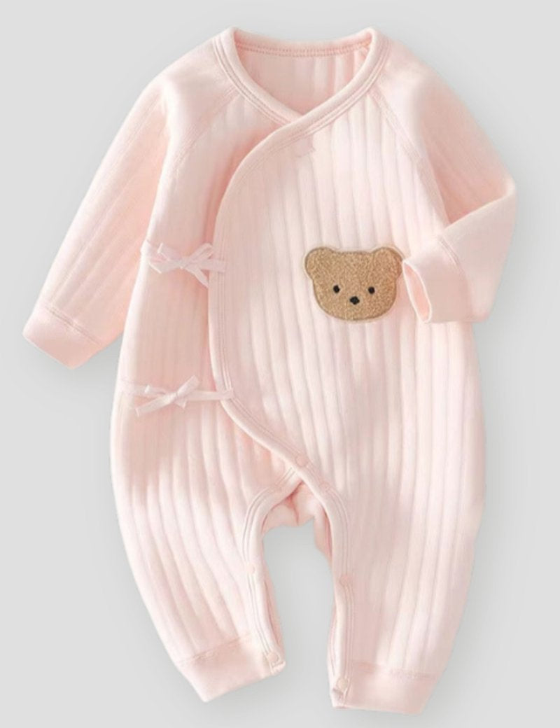 The Cozy Pink Boucle Baby Bear & Rainbow Personalised Gift Box - Cozy Crew Club