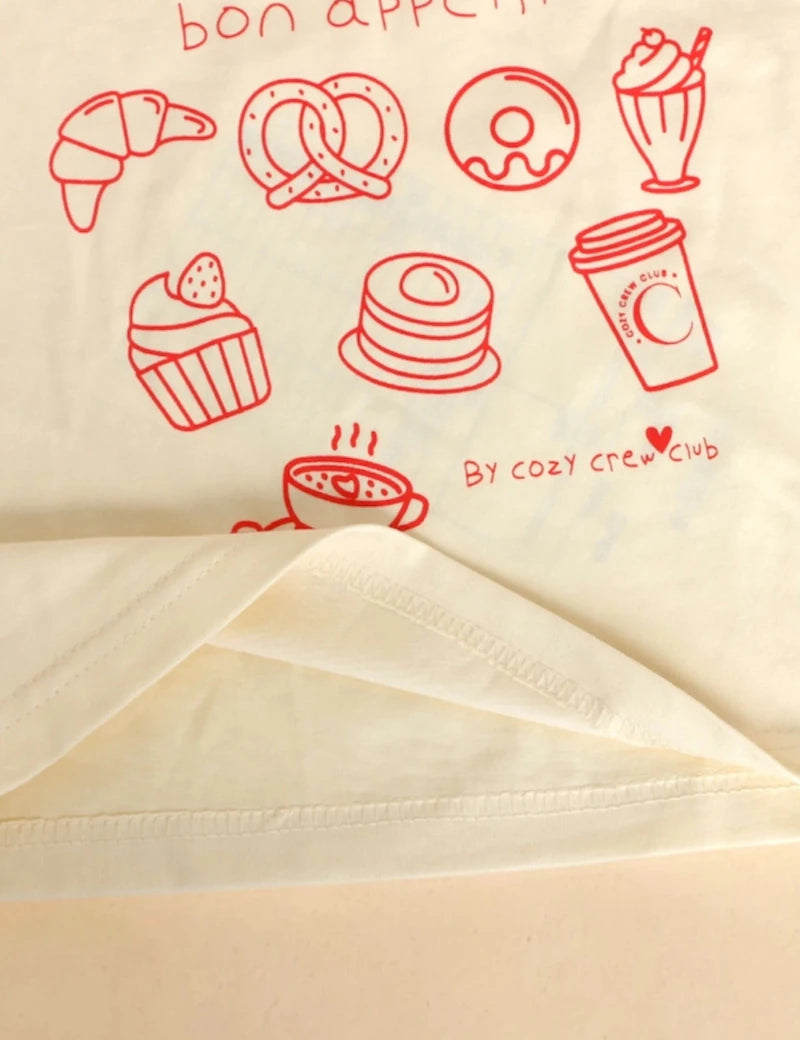 Bon Appetite Cozy Crew Club Tee - Cozy Crew Club