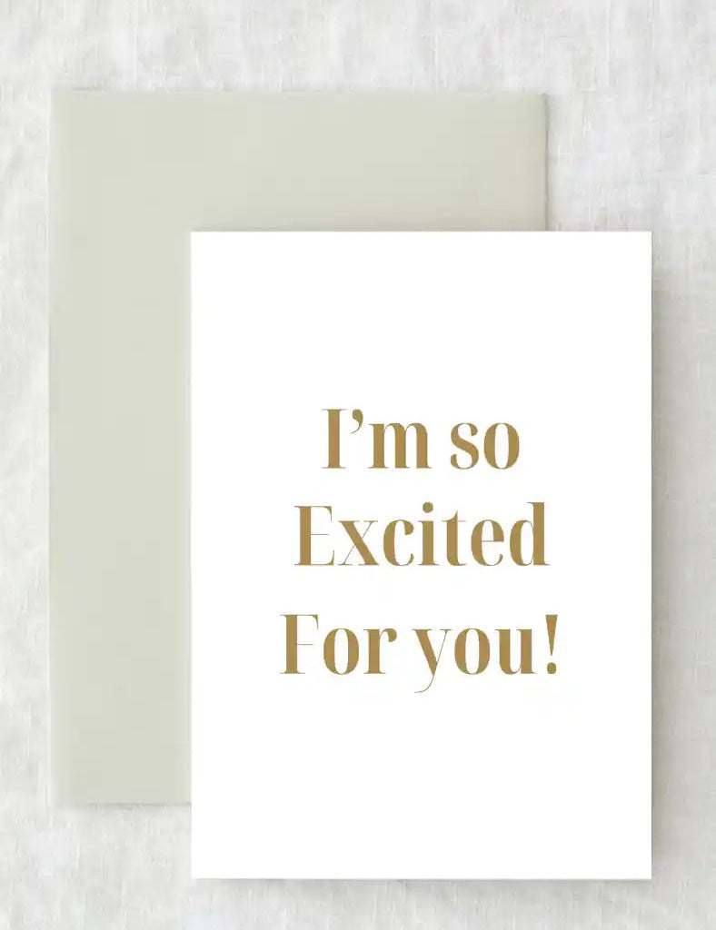 I'm So Excited For You - Gift Card - Cozy Crew Club