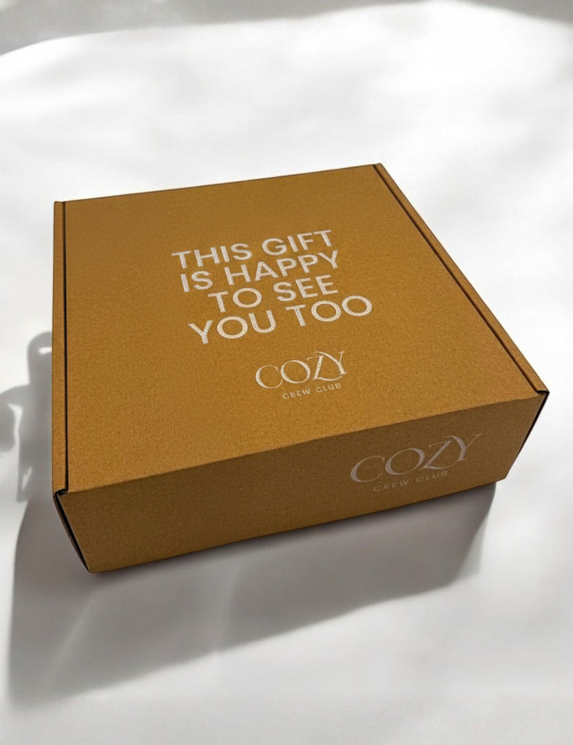 Cozy Crew Club Ribbon & Tissue Gift Box - Cozy Crew Club