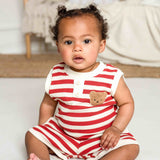 The Bear Beach Stripe Shorts & T-Shirt