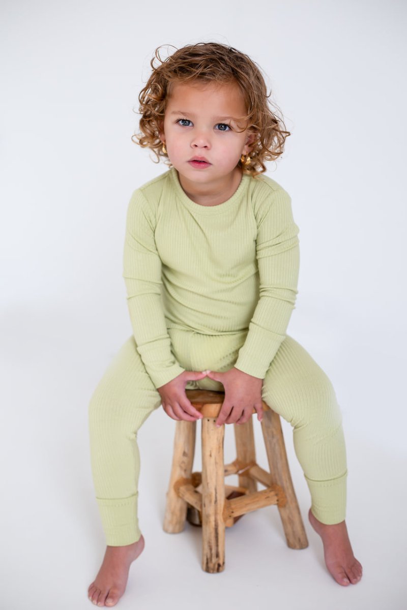 Green Ribbed Bamboo Two-Piece Set Long Sleeve Pyjamas Cozy Crew Club OL Pyjamas mora-uk.myshopify.com green-ribbed-bamboo-two-piece-set-long-sleeve-pyjamas 33off, 60off, allproducts, baby, baby collection, baby pajamas, bamboo, bear, bear collection, bear pyjamas, BFCM-60, BFCM20, china, CHRISTMAS20, clothing, easter50, green, new in, nightwear, organic, pajamas, pjs, pyjamas, ribbed, SSSALE2550, sssalepart50, summersale24, ultracozy, zero