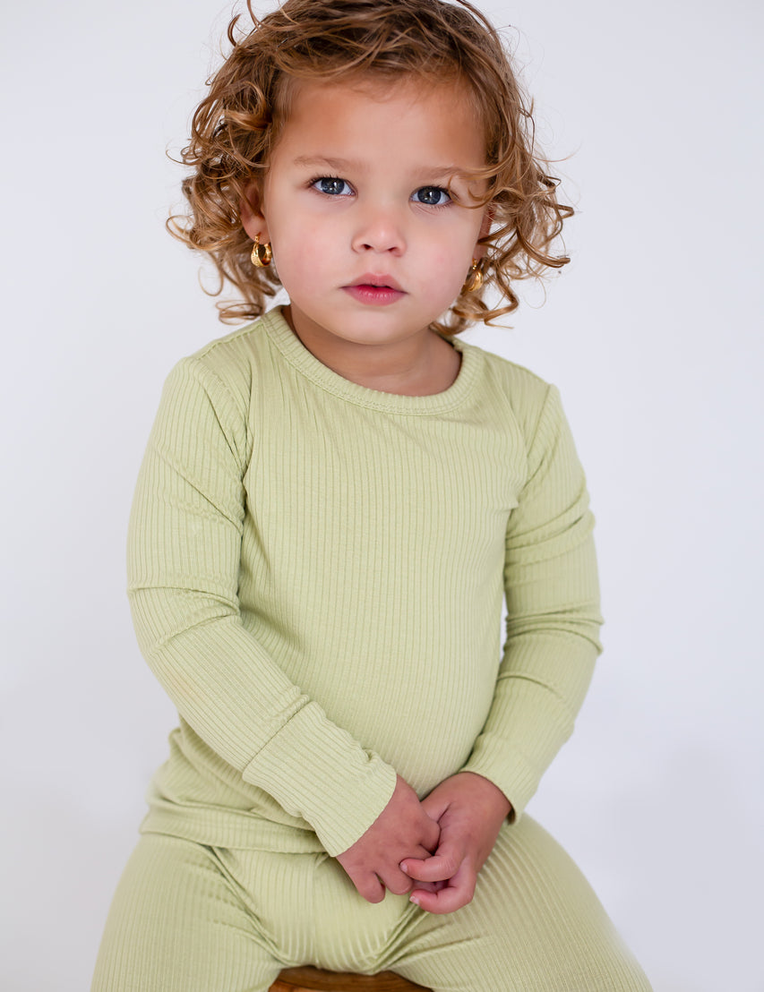 Green Ribbed Bamboo Two-Piece Set Long Sleeve Pyjamas Cozy Crew Club OL Pyjamas mora-uk.myshopify.com green-ribbed-bamboo-two-piece-set-long-sleeve-pyjamas 33off, 60off, allproducts, baby, baby collection, baby pajamas, bamboo, bear, bear collection, bear pyjamas, BFCM-60, BFCM20, china, CHRISTMAS20, clothing, easter50, green, new in, nightwear, organic, pajamas, pjs, pyjamas, ribbed, SSSALE2550, sssalepart50, summersale24, ultracozy, zero