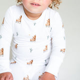 Llama Bamboo Two-Piece Set Long Sleeve Pyjamas