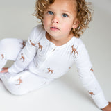 Bambi Bamboo Zip Sleepsuit Romper One Piece