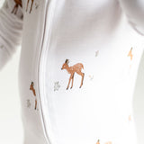 Bambi Bamboo Zip Sleepsuit Romper One Piece