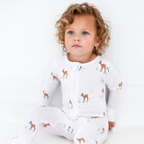 Bambi Bamboo Zip Sleepsuit Romper One Piece