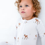 Bambi Bamboo Zip Sleepsuit Romper One Piece