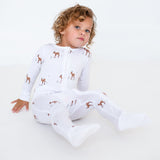 Bambi Bamboo Zip Sleepsuit Romper One Piece