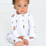 Llama Bamboo Zip Sleepsuit Romper One Piece