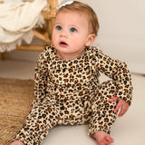 Little Wild One – Leopard Print Baby Romper