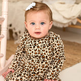 Little Wild One – Leopard Print Baby Romper