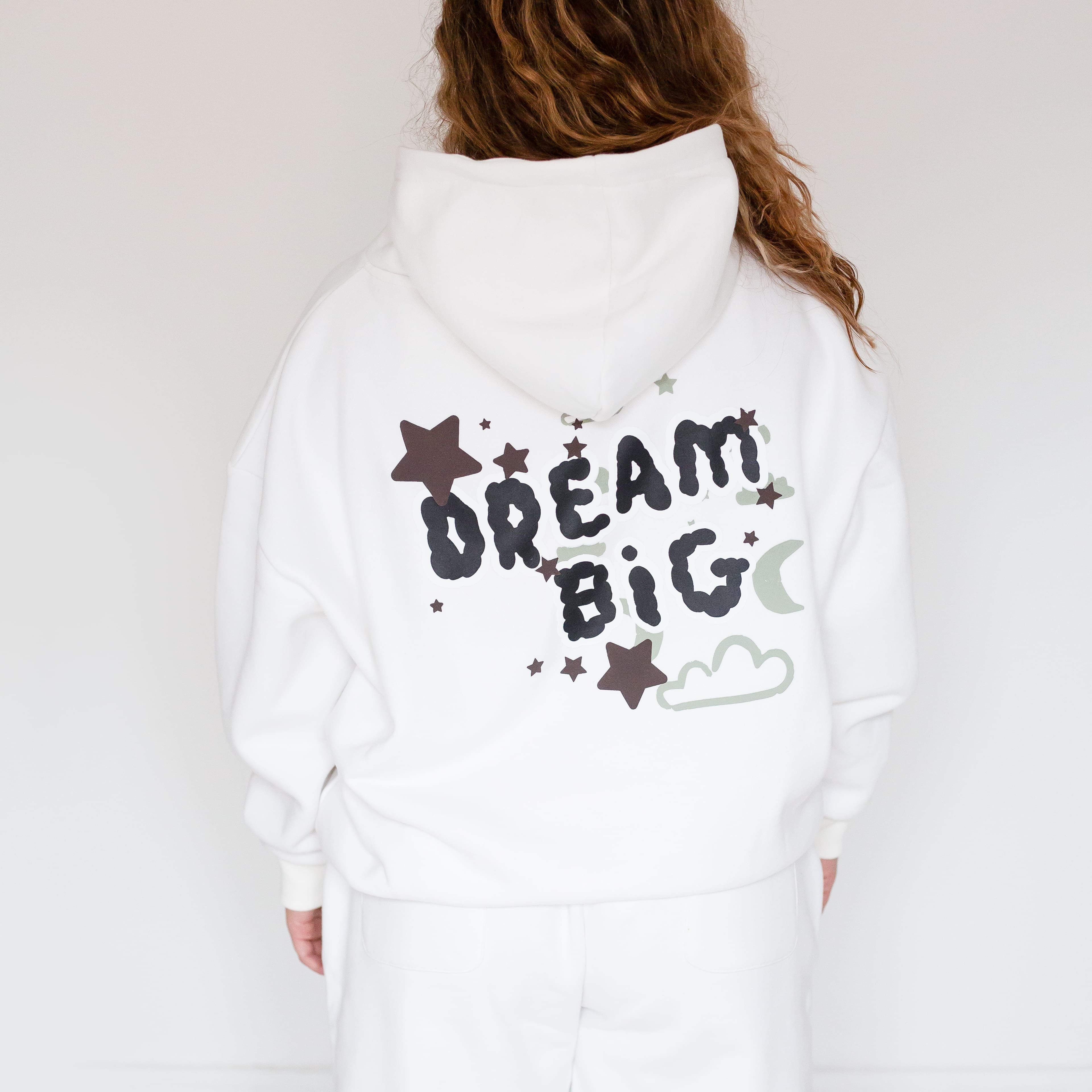 Sweat à capuche surdimensionné pour adulte COZY Dream Big